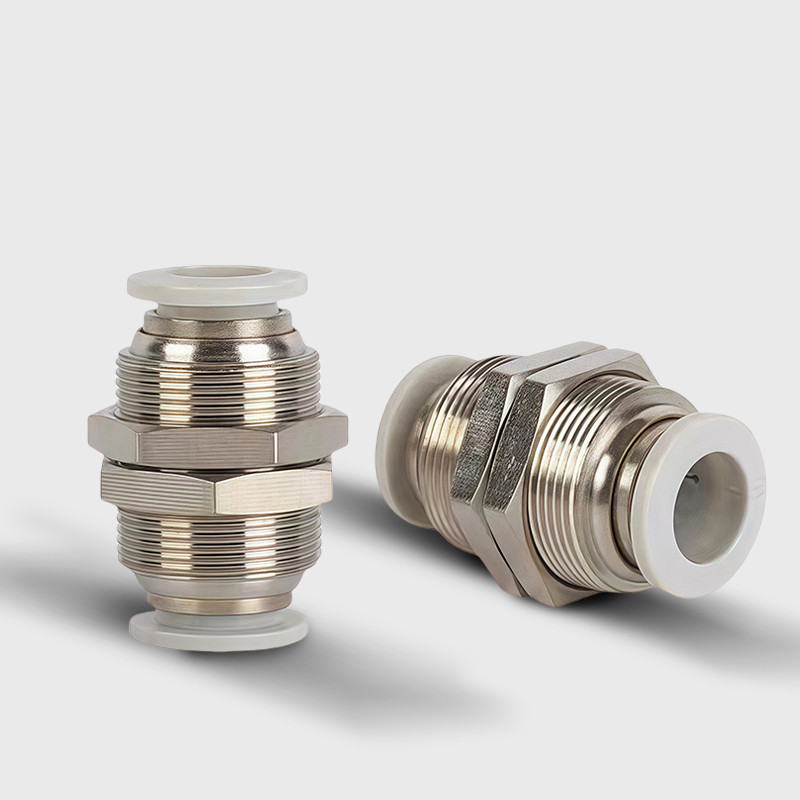 สีขาว high-end PM นิวเมติก air connector 4 6 8 10 12 มม.ท่ออะแดปเตอร์ Quick Joint Push-in อุปกรณ์