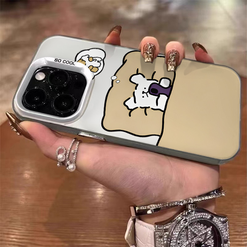 พร้อมส่ง🔥เคสไอโฟน 13 เคสซิลิโคนนิ่ม Pudding Dog Ideas Case For iPhone 16 Pro Max 11 12 13 14 15 16Pr