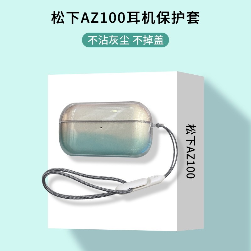 เคส Panasonic AZ100 รวมทุกอย่าง Gradient Technics EAH-AZ100 เคสชุดหูฟังบลูทูธแยกโปร่งใส