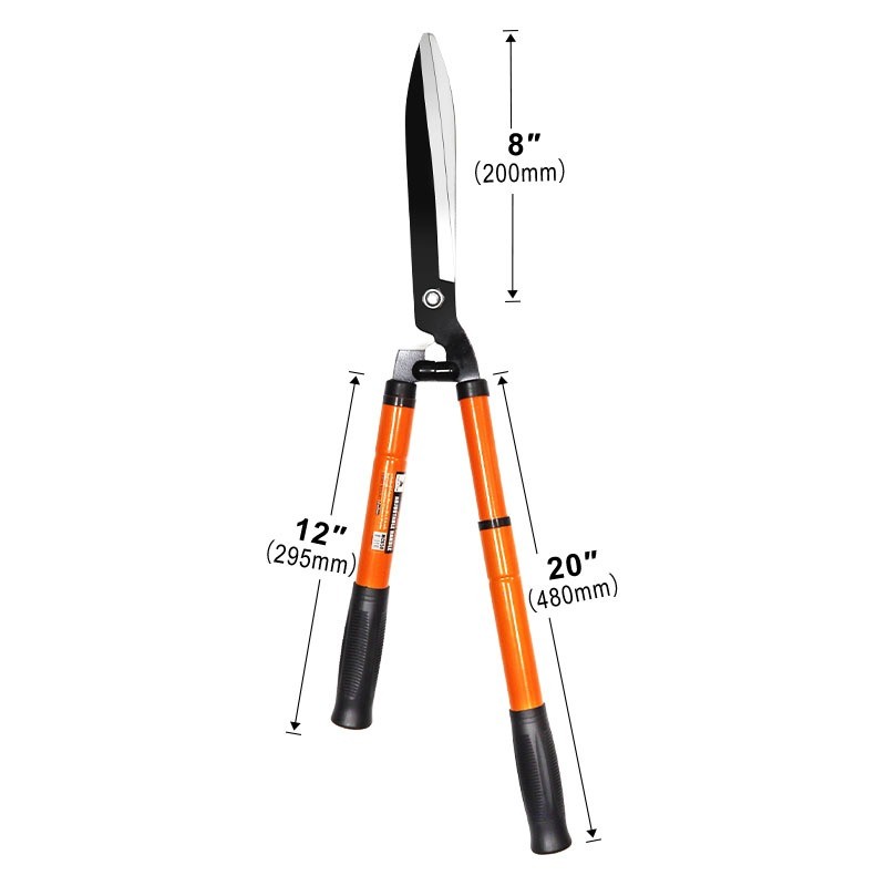 MUSCLE COW กรรไกรตัดหญ้า สามารถยืดได้หดได้ ด้ามเหล็กหุ้มพลาสติก เหมาะสำหรับตัดกิ่งที่สูง กรรไกรตัดกิ่ง กรรไกรตัดต้นไม้ - รูปที่ 2