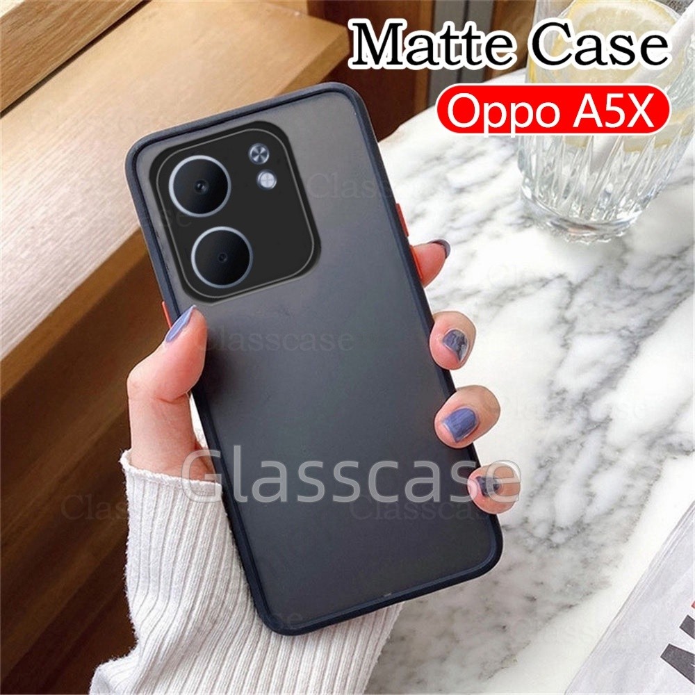 Oppo A5X 2025 สําหรับ Oppo A5 A 5 X pro A5X A5pro OppoA5 OppoA5X 5X OppoA5pro A 5pro Matte แฟชั่นเคส