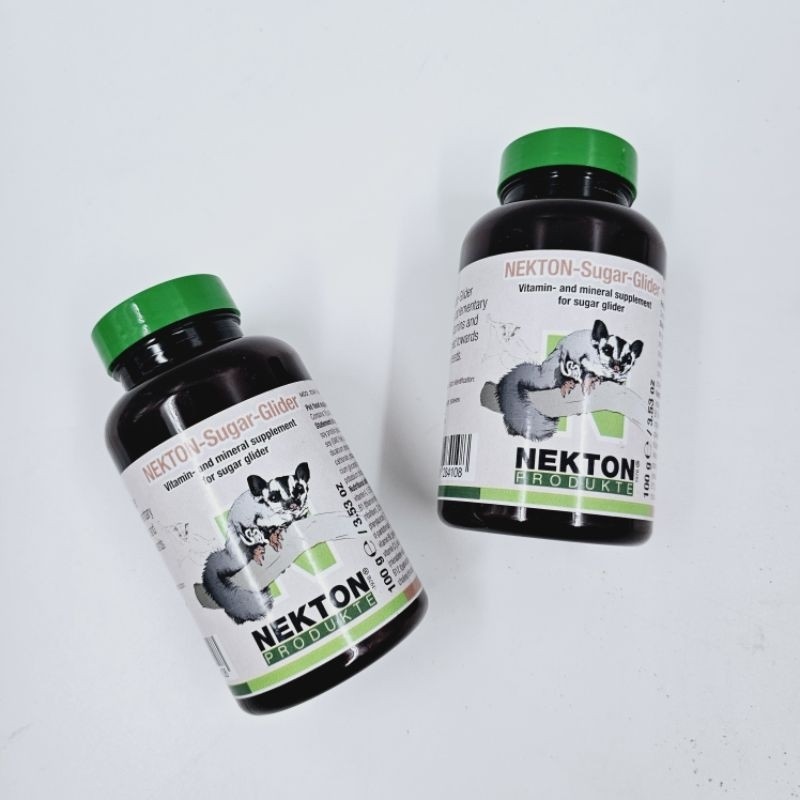 Nekton Sugar Glider วิตามินรวมที่ออกแบบมาสำหรับชูการ์ไกลเดอร์โดยเฉพาะ ให้วิตามิน แร่ธาตุ และกรดอะมิโนที่จำเป็น