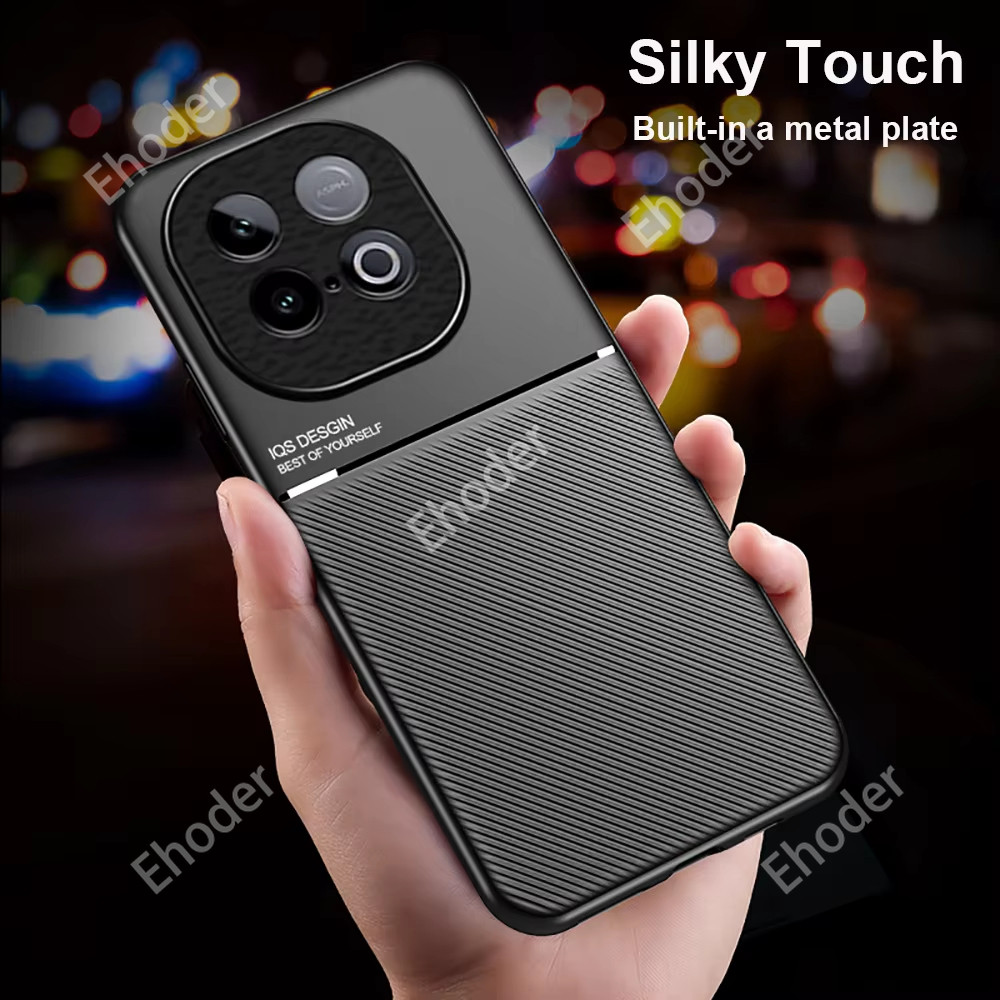 สําหรับ iQOO Neo 10 5G 2025 กรณีหนังขาตั้งแม่เหล็กสําหรับ iQOONeo10 Neo10 Neo10R 10R ซิลิโคนกันกระแท