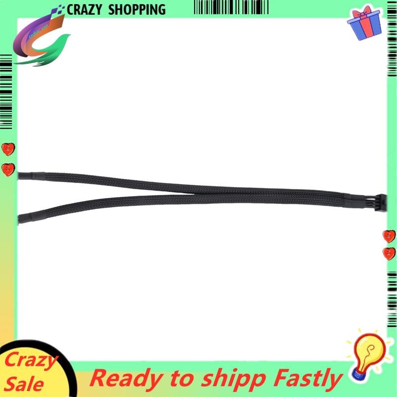 Dual Mini 6 Pin ถึง 8 Pin PCI Express การ์ดอะแดปเตอร์ไฟ Sleeved สําหรับ Pro Tower/Power G5 15 นิ้ว