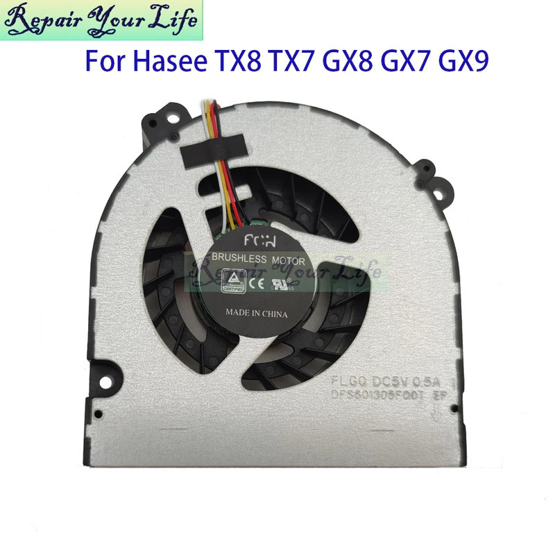 โน้ตบุ๊ค Cooler พัดลม CPU สําหรับ Hasee GX8 GX7 GX9 ZX8 ZX7 TX8 TX7 CA5DP CT7DK CT5DK CA5DP CA7DP CT
