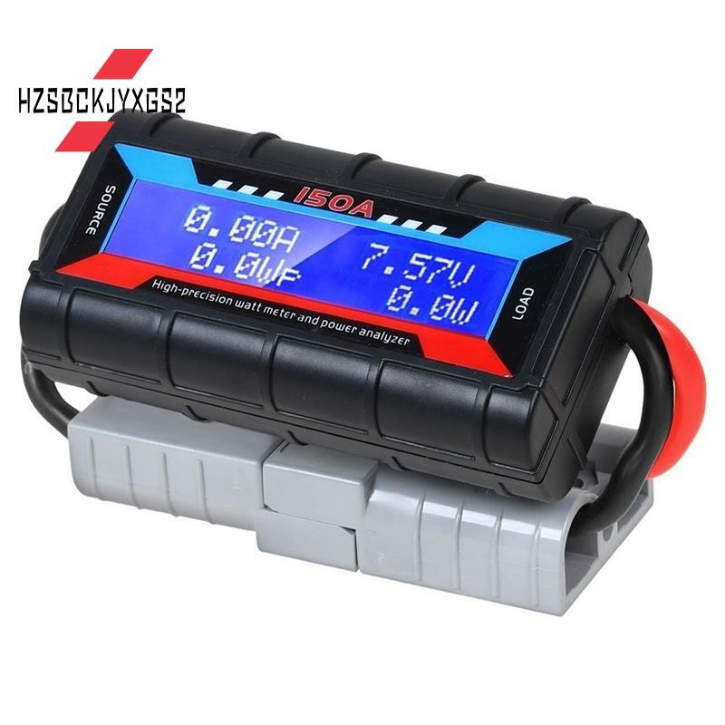 1 PCS 150A LCD Digital Amp Watt Meter Power Analyser สีดํารถอุปกรณ์เสริม Solar Caravan Meter สําหรับ