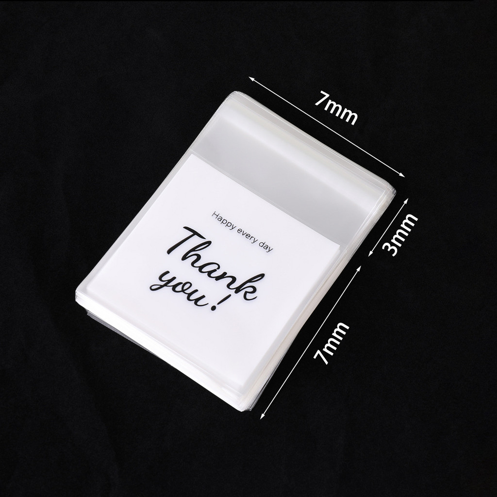 50ชิ้น ตรงกันข้าม ใสกาวในตัวกระเป๋าปิดผนึกกระเป๋า ทําเอง สร้อยข้อมือสร้อยคอเครื่องประดับแสดงถุงบรรจุภัณฑ์พลาสติก