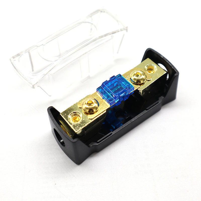 เครื่องเสียงรถยนต์ Modified Mini Frosted Fuse AFS Fuse Holder Power Fuse Breaker