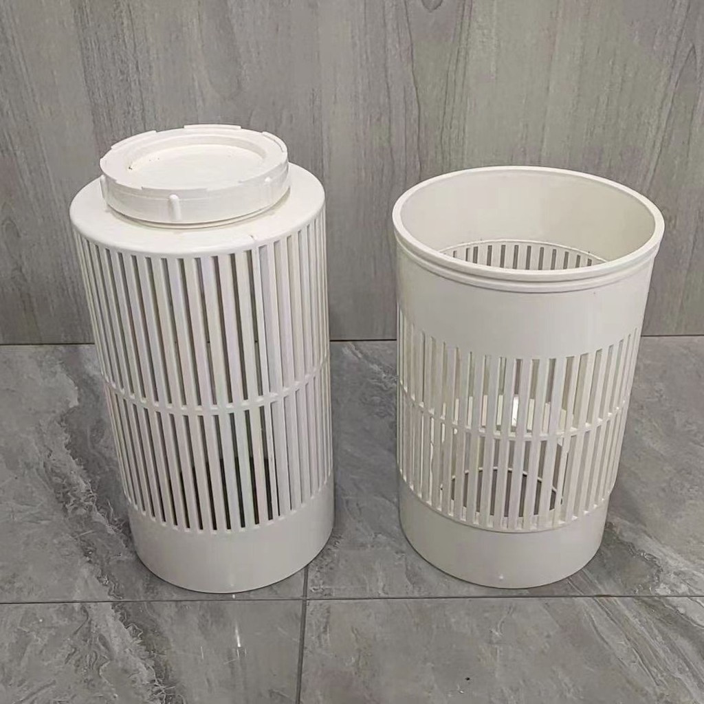 PVC110 บ่อกุ้งดอกไม้รั่วบ่อปลาอุปกรณ์ระบายน้ํา Breeding Pool ด้านล่าง Decontamination Overflow Outle