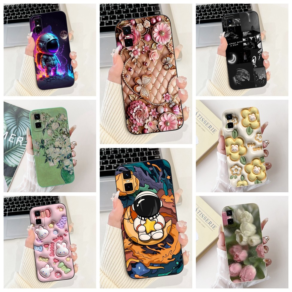Infinix GT 30 Pro X6873 เคสโทรศัพท์ Infinix GT 30 Pro ฝาครอบซิลิโคนน่ารักการ์ตูนแฟชั่นหรูหราตลก Cool ทาสี