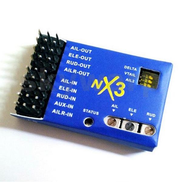 NX3 3D Flight Controller Gyroscope Balance สําหรับเครื่องบินปีกคงที่ RC เครื่องบิน