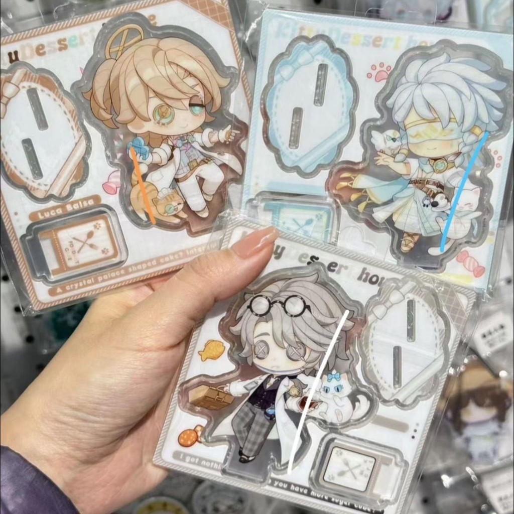 Identity V น่ารักการ์ตูนขนาดเล็กเกมอะนิเมะ Merch Prisone Embalmer Standees
