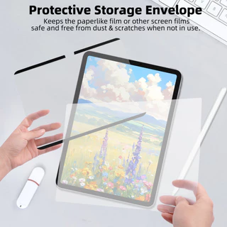 GOOJODOQ Magnetic Paperlike Screen Protector for IPad Unhindered Touchscreen Eye Protection and Anti Glare