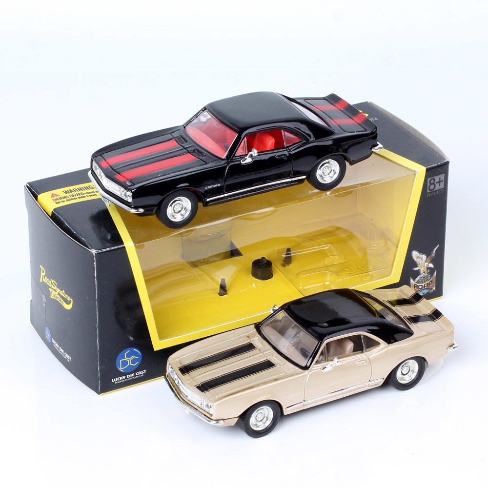 1/43 Road Eagle 1967 Chevrolet Camaro Z28 Camaro รถสปอร์ต Static รถจําลองของเล่น