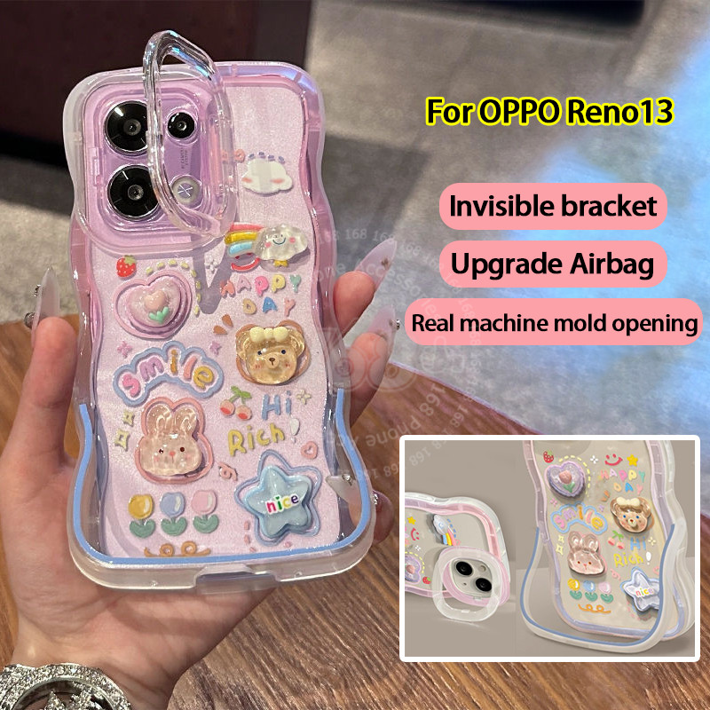 เคส OPPO Reno 13 5G เคส OPPO Reno 13 Pro 5G เคสน่ารักกบกระต่ายการ์ตูน Cinnamoroll Melody Duffy Bear เคสกันกระแทก Diy ตุ๊กตาเคสโทรศัพท์สําหรับนักเรียนหญิง ราคา ถูกที่สุด ดีลบีเคเค