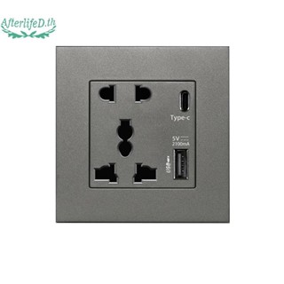 AF แหล่งจ่ายไฟ 2100MA ซ็อกเก็ต USB แผงสากล 13A UK Wall Type …