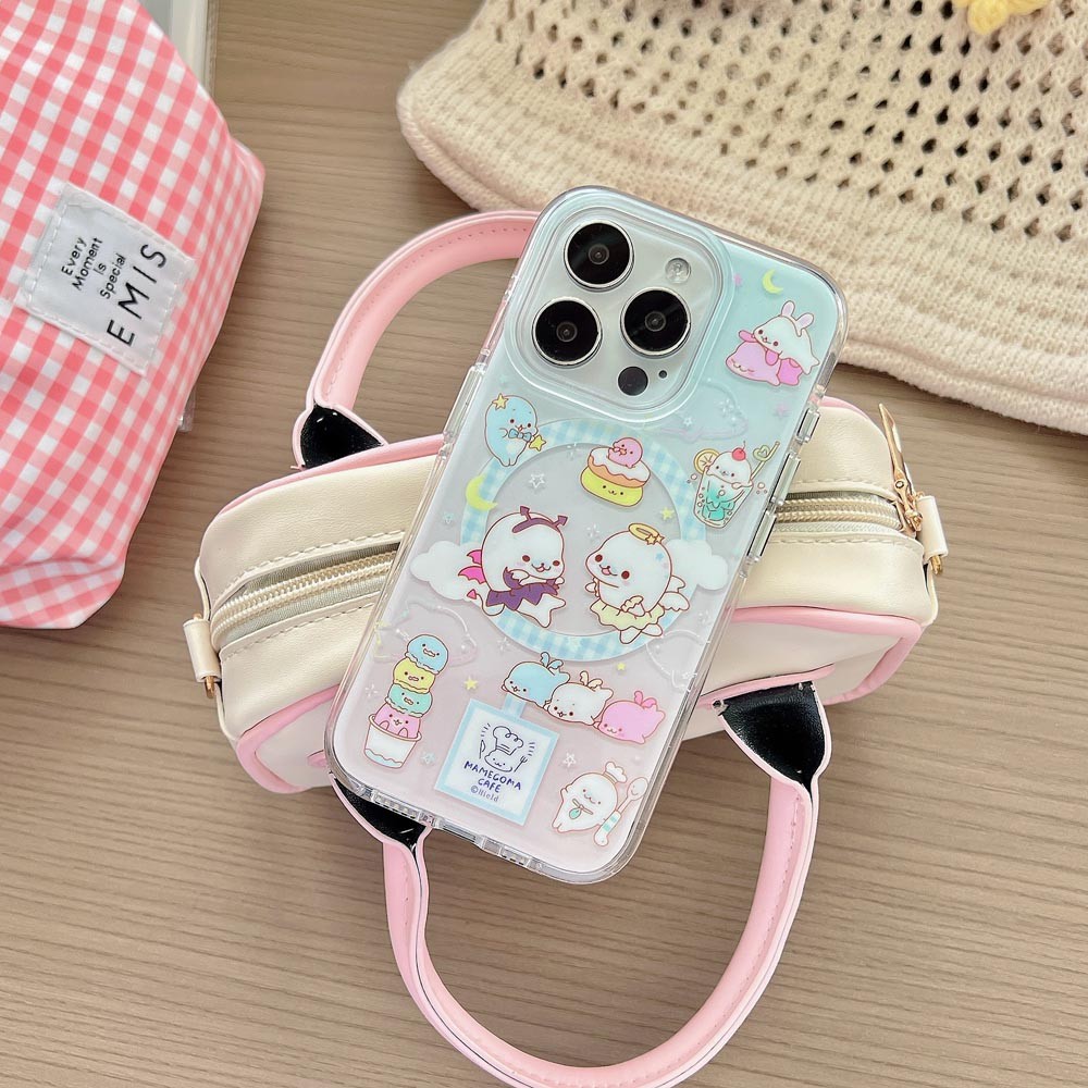 ปลอกปกแข็งเข้ากันได้กับiPhone 13 13Pro 13ProMax 14 14Pro 14ProMax 15 15Pro 15ProMax 16 16Pro 16ProMax Bean Sesame Sealรูปแบบแม่เหล็กกรณี ราคา ถูกที่สุด ดีลบีเคเค แกลเลอรีภาพที่ 6