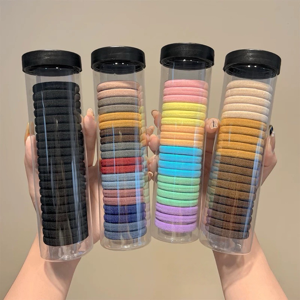 Evelynยางรัดผม สําหรับมัดผมหางม้า 20 ชิ้น ต่อกล่อง