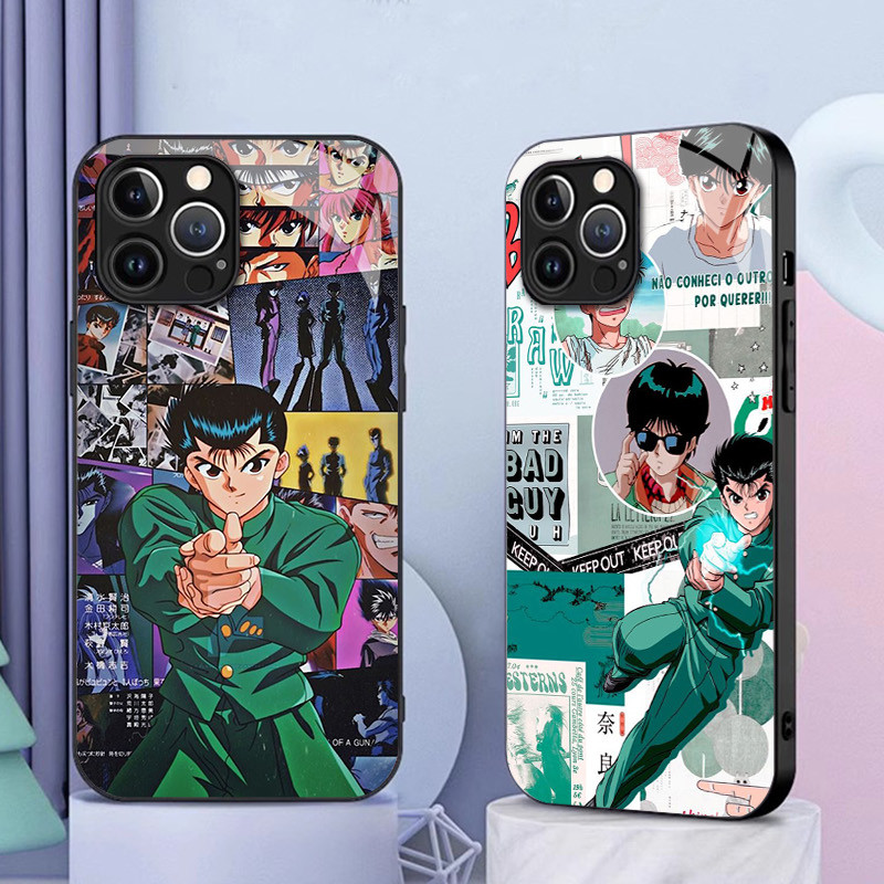 Yu Yu hakusho 05 กระจกนิรภัยเคสโทรศัพท์สําหรับ IPhone 16 15 14 13 12 11 Pro XS Max Plus Mini X XR 8 