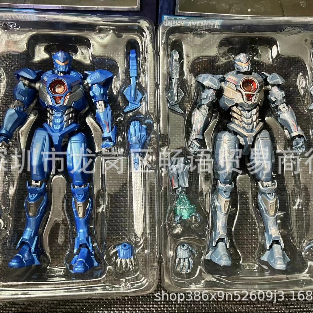 อนิเมะ Pacific Rim 2 Revenge Wanderer เวอร์ชันเสียหายของสงคราม Pacific Rim โมเดลเมชาที่สามารถเคลื่อนย้ายได้ ฟิกเกอร์บรรจุกล่อง