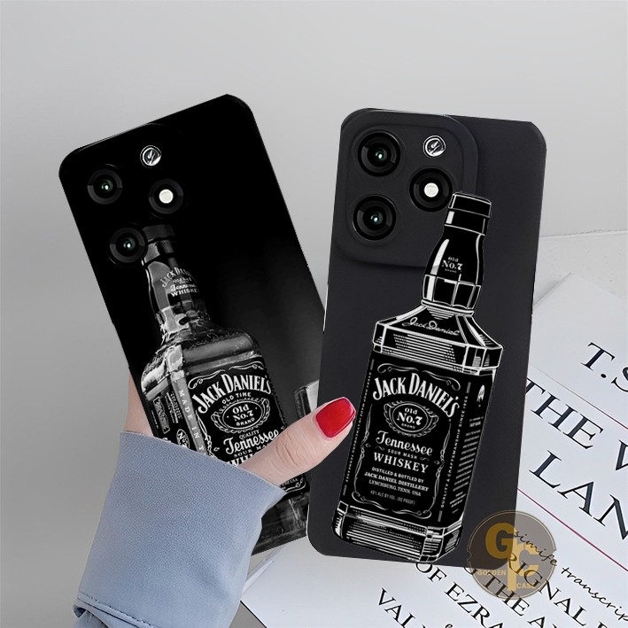 [เคสสีทอง][08] Softcase Itel P55 4G A70 S23 Plus Infinix Hot 40i Infinix Smart 8 Pro Tecno Spark 20 