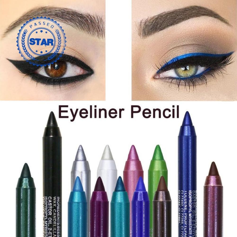 14 สี Eyeliner Gel Pen Silkworm Pearlescent Eyeshadow Eyeliner Pen อายไลเนอร์ Eyebrow Gloss V0P2
