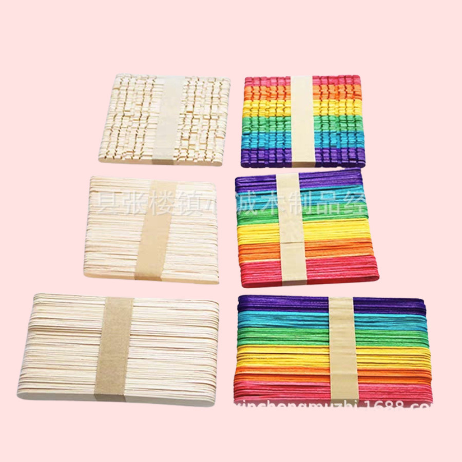 ไม้ไอติม​ ไม้ไอศครีม สำหรับงานประดิษฐ์ DIY (แพ็คละ 50 ชิ้น) V104 พร้อมส่งจากไทย ราคา ถูกที่สุด ดีลบีเคเค แกลเลอรีภาพที่ 2