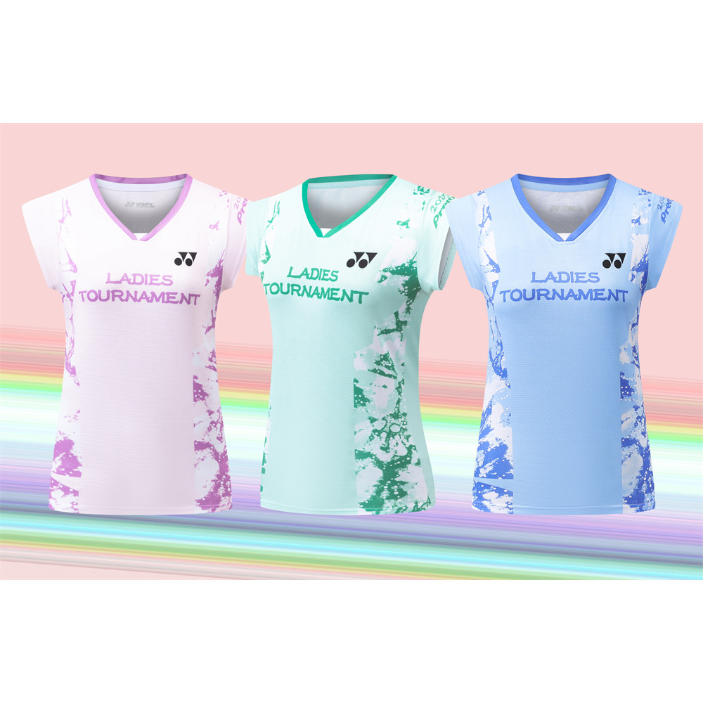 จัดส่งภายใน 48 ชั่วโมง 2025 เสื้อแบดมินตัน Pro | Ice-Cool Mesh Top Women | ทัวร์นาเมนต์-เสื้อฝึกพร้อม (โลโก้ที่กําหนดเอง+แห้งเร็ว) 6651