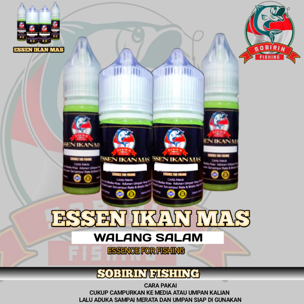 Essen walang bay sobirin ตกปลา ขนาด 30ml เอสเซ้นส์ปลาทองทั้งหมด cuaca ESSEN VIRAL GUARANTEEED