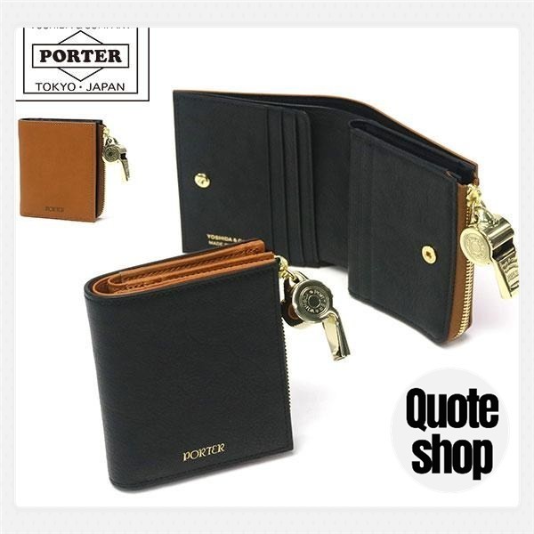 Porter Tone Tiny Purse 150-02290 กระเป๋าสตางค์แบบพับสองทบ Yoshida Bags PORTER TONE TINY PURSE กระเป๋