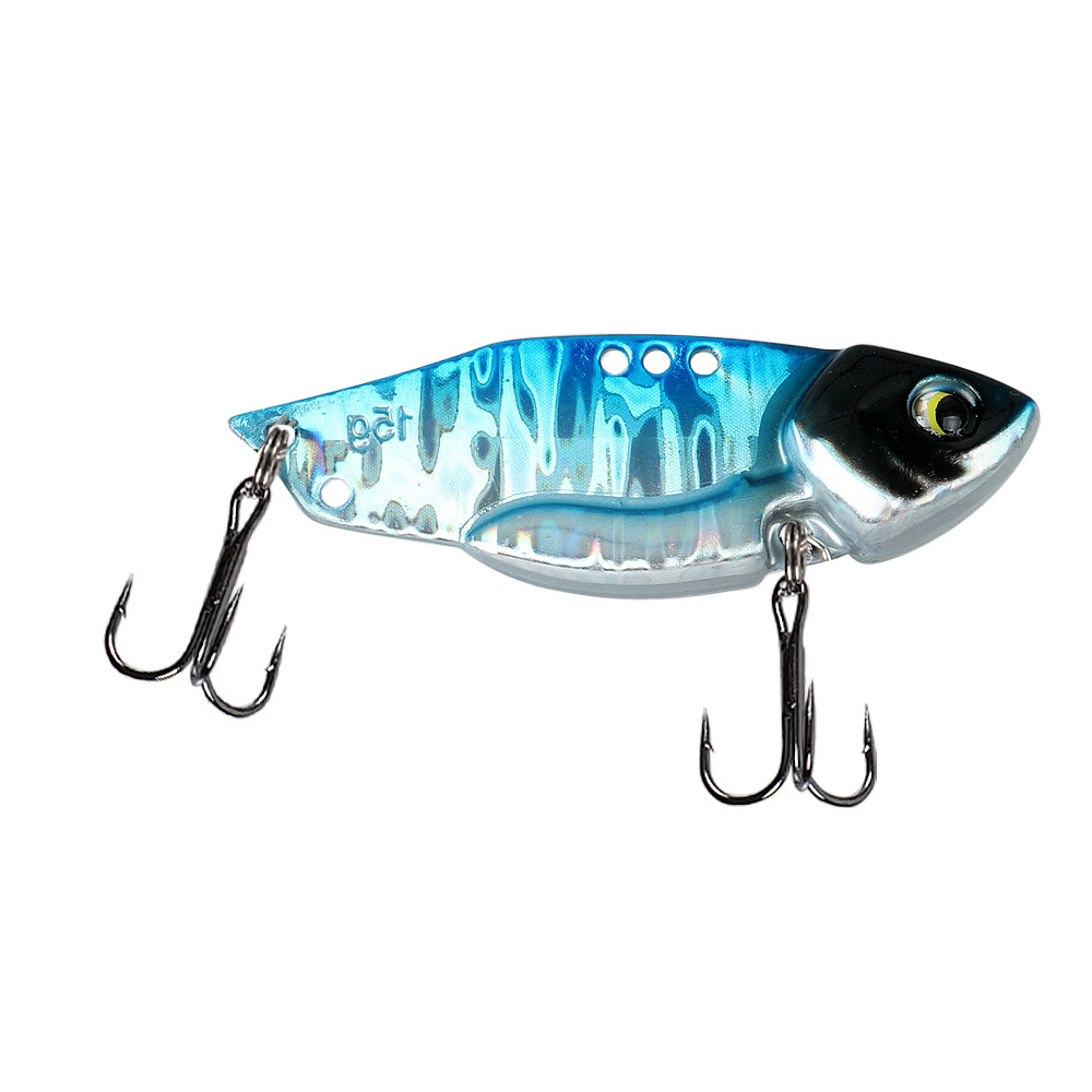 ตกปลา VIB Lure 5g/7g/10g/15g โลหะ Spinner Crankbait Swimbait สําหรับน้ําจืดน้ําเค็ม Casting Jigging - รูปที่ 3