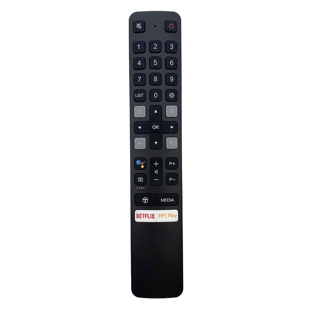 ใหม่ RC901V FMR7 สําหรับ TCL Android 4K สมาร์ททีวีบลูทูธรีโมทคอนโทรล RF Netflix FPT Play