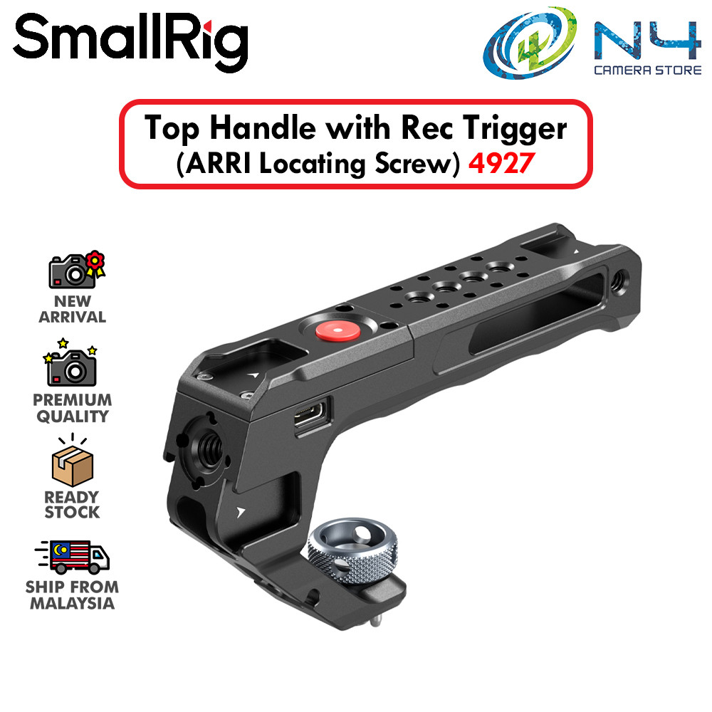 SmallRig Top Handle With Rec Trigger [Arr Locating Screw] [4927]