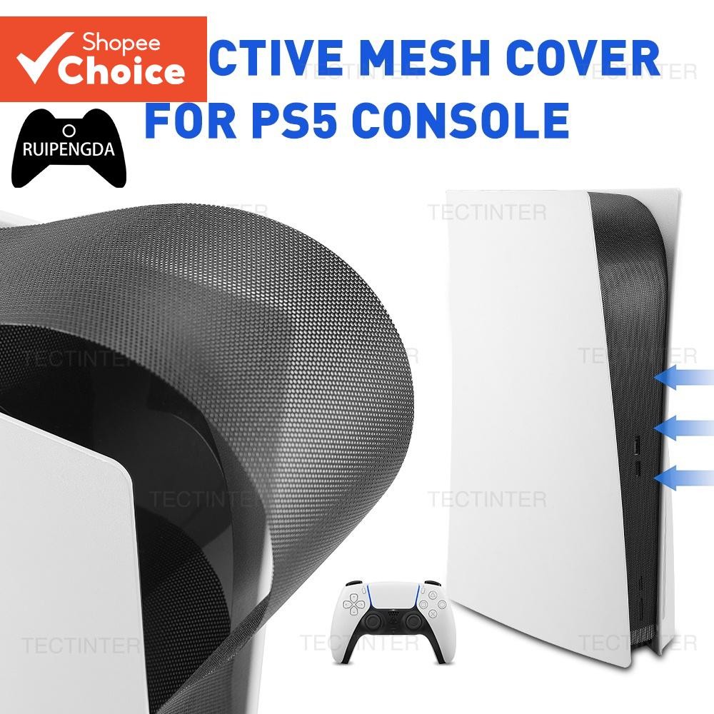 แผ่นตาข่ายกรองฝุ่น PVC ยืดหยุ่น ระบายอากาศ ซักได้ สําหรับคอนโซล PS5 PS5
