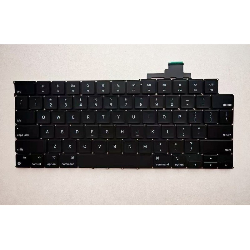 แป้นพิมพ์แล็ปท็อป MacBook Air A2941 ไม่มีไฟแบ็คไลท์