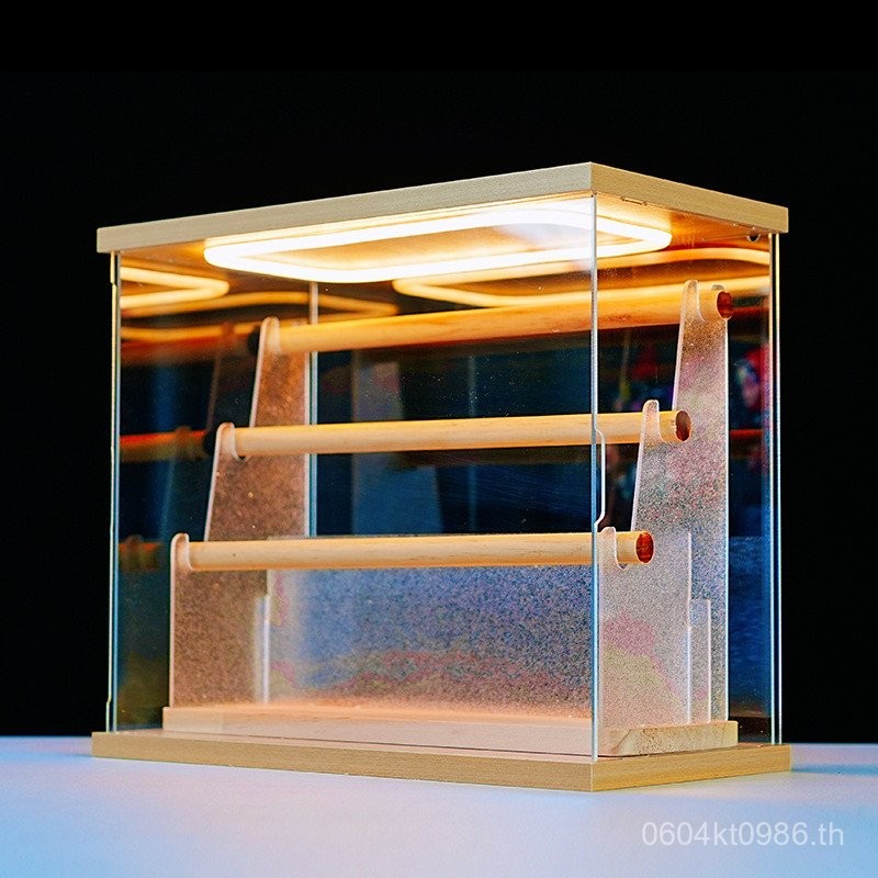 ที่วางโชว์สร้อยข้อมือ กล่องเก็บคริสตัลใส สร้อยข้อมือ สร้อยคอ กันฝุ่น กล่องเครื่องประดับอะคริลิค BMA1