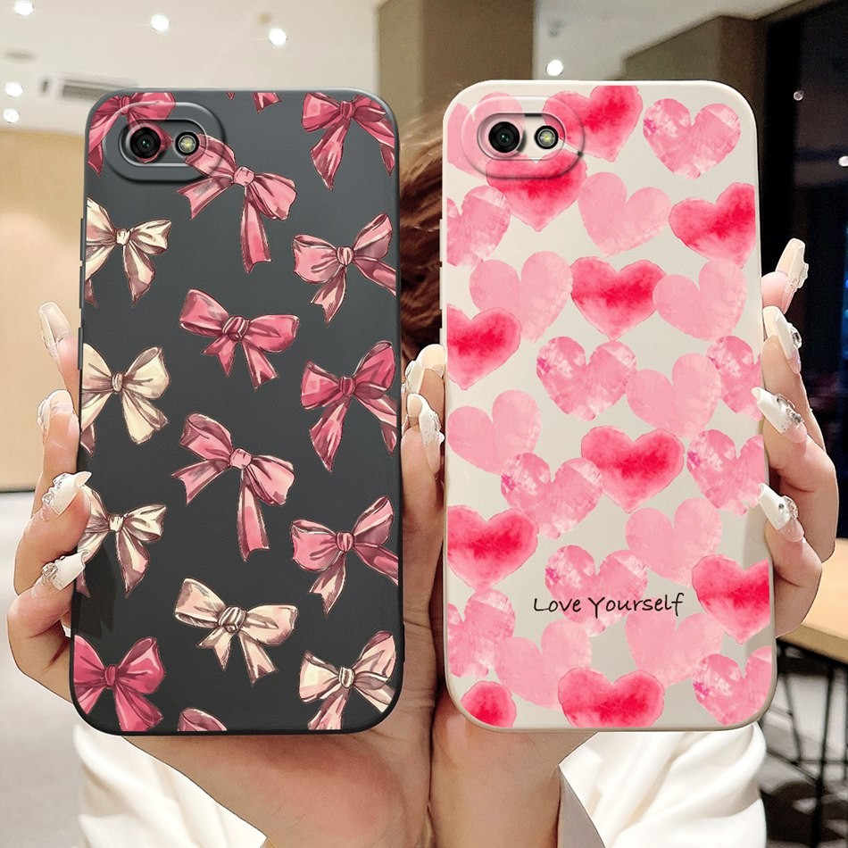 สําหรับ Vivo Y81 Y81i Y81S Y83 Y83A 1803 1808 1808i 1812 โบว์สวย Rose ภาพวาดปลอกเลนส์ป้องกันซิลิโคนอ่อนนุ่มเคสโทรศัพท์