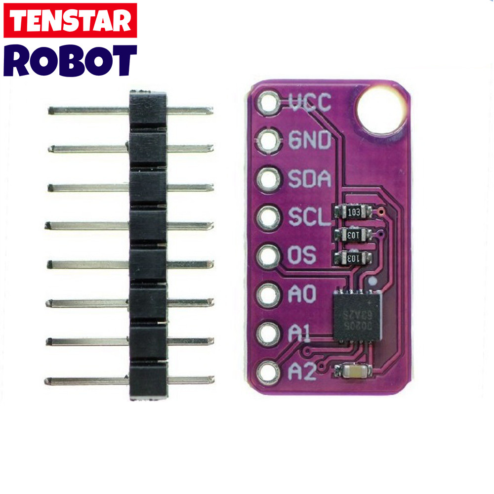 MCU-30205 MAX30205MTA โมดูลเซ็นเซอร์อุณหภูมิมนุษย์อุณหภูมิร่างกายมนุษย์แรงดันไฟฟ้าต่ํา