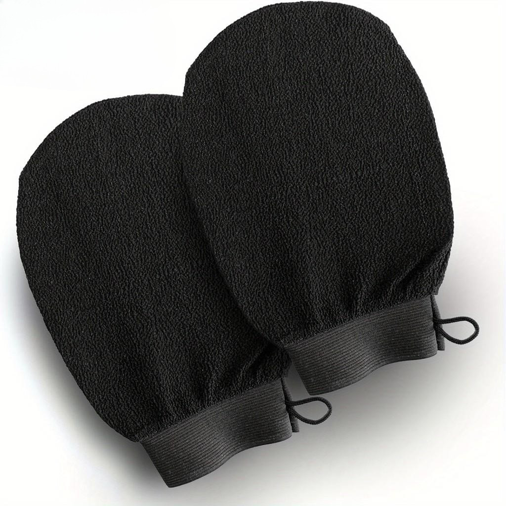 ถุงมือขัด Moroccan Hammam Exfoliating Body Face Tanning Massage Gloves ถุงมือขัดผิว