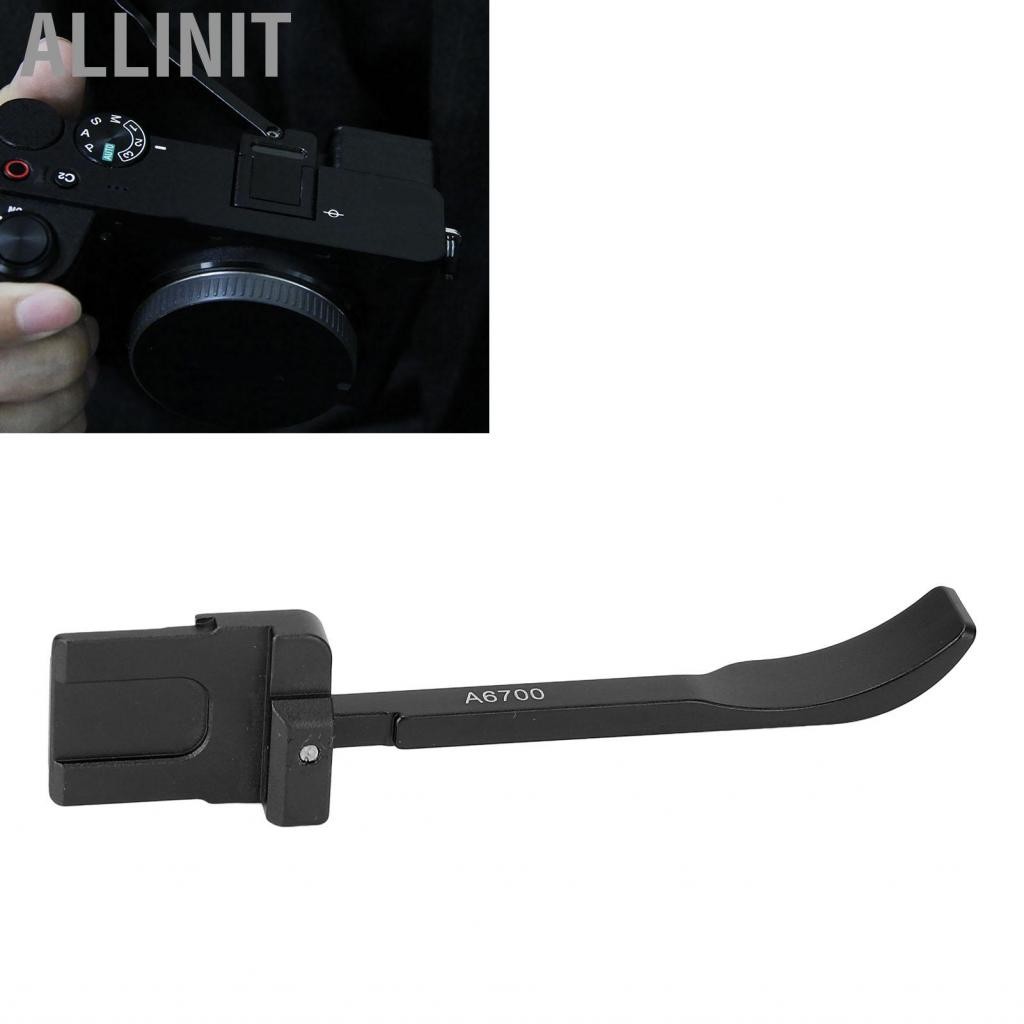 Allinit Allinit-th thumb up grip สำหรับกล้อง A6700 Metal Rest Hom Hot Hot Hot Hot Shoe และ Hold (สีด