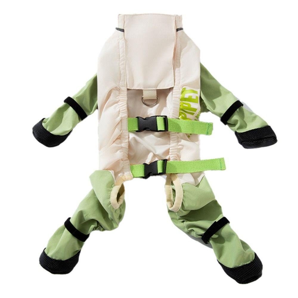 MAGICIAN Pet Strolling Going Out Pants, Full Leg Protection Back ปรับสุนัขกางเกงสี่ขา, สบาย Anti-Slip แถบสะท้อนแสงกันฝุ่นเสื้อผ้าสัตว์เลี้ยงสัตว์เลี้ยงสัตว์เลี้ยง Strolling ราคา ถูกที่สุด ดีลบีเคเค แกลเลอรีภาพที่ 3