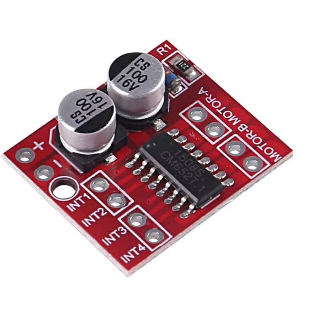 MiniL298N บอร์ดขับมอเตอร์ 2 ช่อง 1.5A ขนาดเล็กสำหรับsmart car robot (2 Way PWM Mortor Driver MX1508)