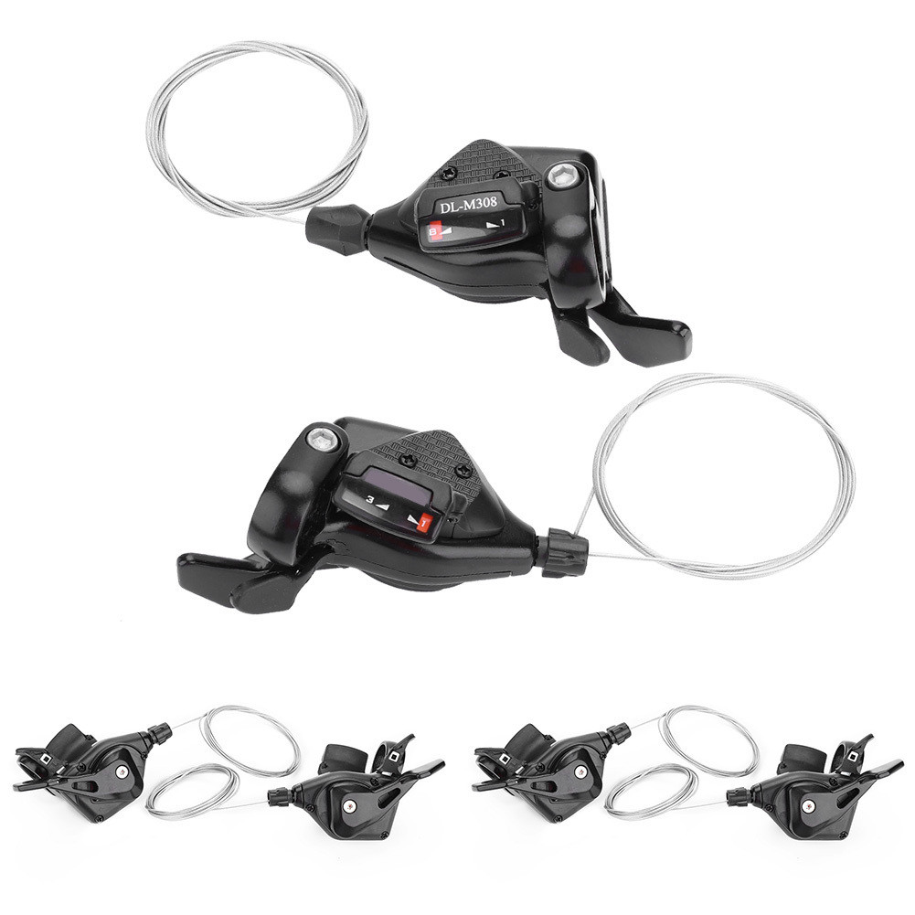 สับจานเกียร์ Triple Speed 1 ชุด ซ้ายและขวา Shifter (3x8Speed)