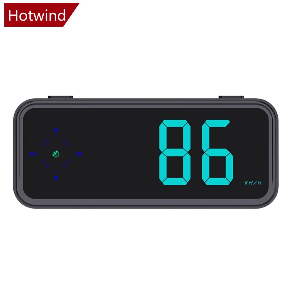 HTT รถ HUD GPS จอแสดงผล Digital Speedometer เวลานาฬิกาจอแสดงผล Over-speed Alarm KMH MPH สวิทช์สุนัขอิเล็กทรอนิกส์พร้อมขายึดสําหรับรถยนต์รถจักรยานยนต์