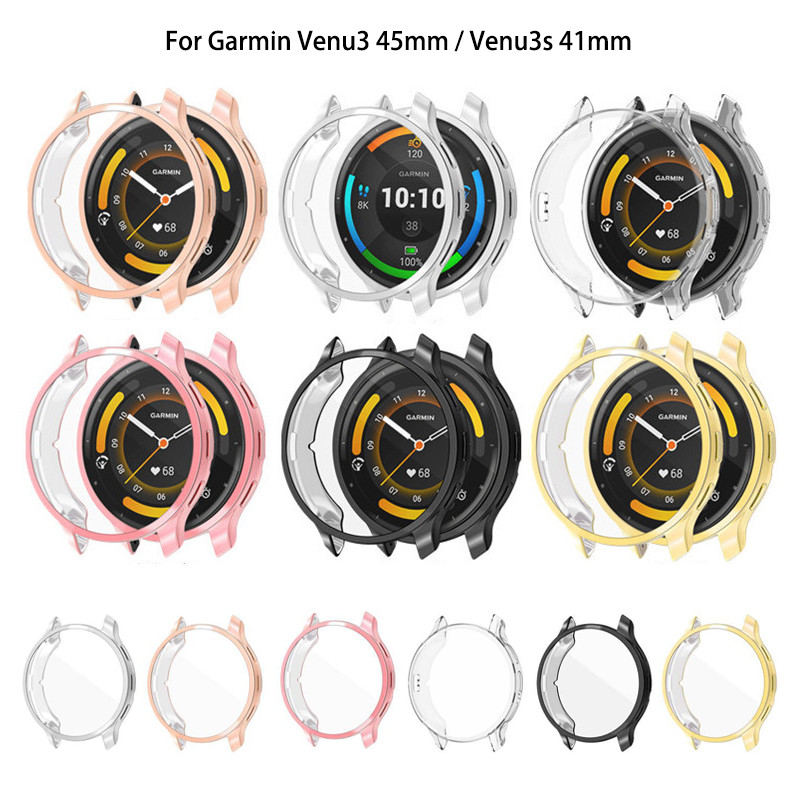 เคสซิลิโคนอ่อนนุ่มสําหรับ Garmin Venu 3 3s 45mm 41mm