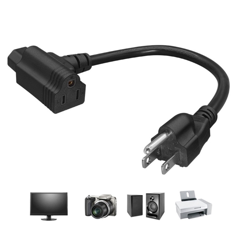 HL Performances Studio Grade Paralleled Power Cable Featuring NEMA 5 15P ถึง C13 และ 5 15R วัสดุพลาส