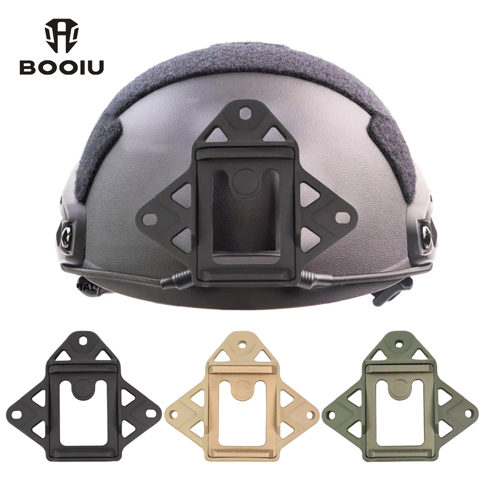 Booiu VAS หมวกกันน็อค Shroud Modular Bungee Wilcox L4 NVG Mount Adapter สําหรับ FAST MICH WENDY ยุทธ