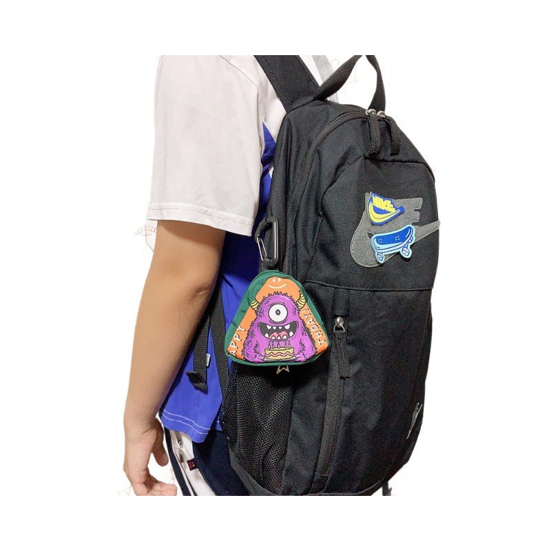 กระเป๋ารูปสามเหลี่ยมสำหรับเหรียญและหูฟัง พร้อมดีไซน์สร้างสรรค์ - รูปที่ 3