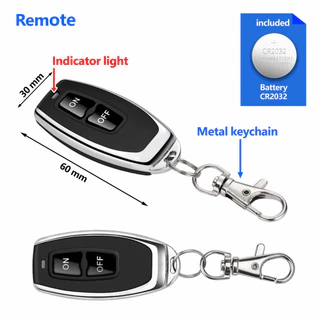 433MHz 220V สวิตช์รีโมตควบคุมปั๊มน้ํา 1Ch 30A รีโมทปั๊มน้ำ รีโมท Remote Power Switch สวิตช์ควบคุมระยะไกล