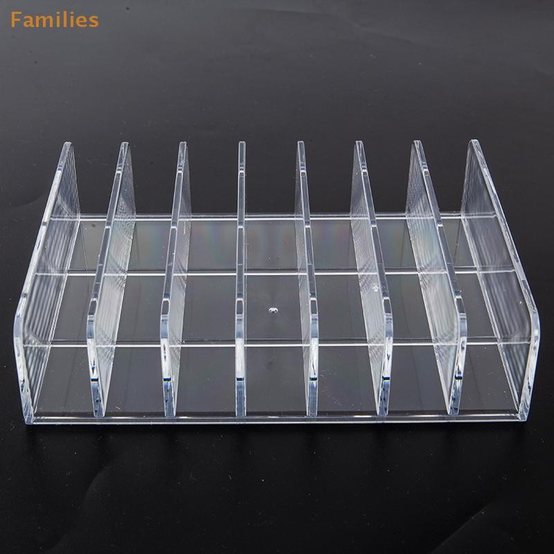 Families> Eyeshadow Palette Organizer Case Storage Box ที่วางแต่งหน้า ช่องใส่ได้ดี